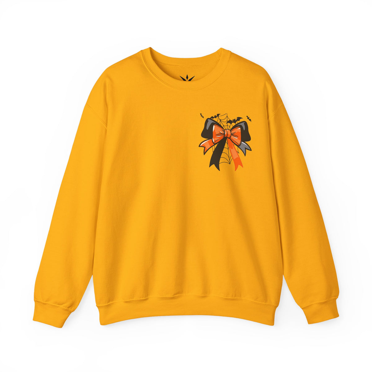 ORVIAN — Coquette Ghost & Bow Halloween Crewneck, Lace Ghost Pumpkin Unisex Sweatshirt