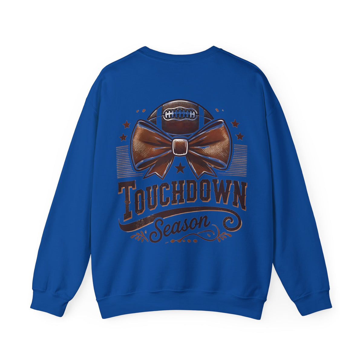 ORVIAN — Cuddles & Touchdowns Football Crewneck, 'Tis the Season Game Day Unisex Heavy Blend