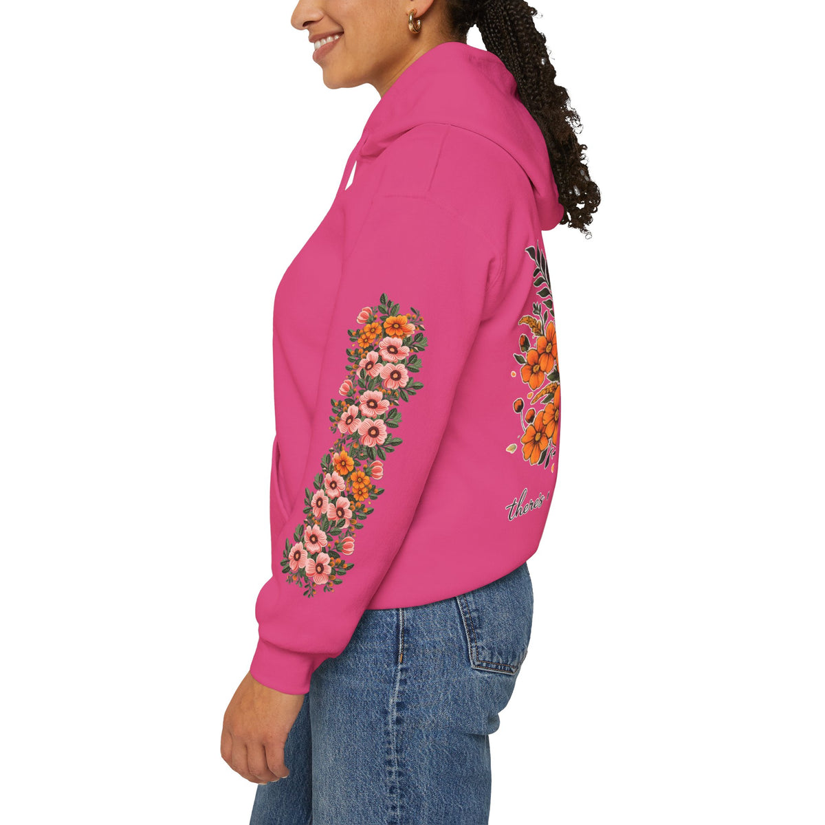 ORVIAN — Magic Floral Butterfly Unisex Heavy Blend Hoodie