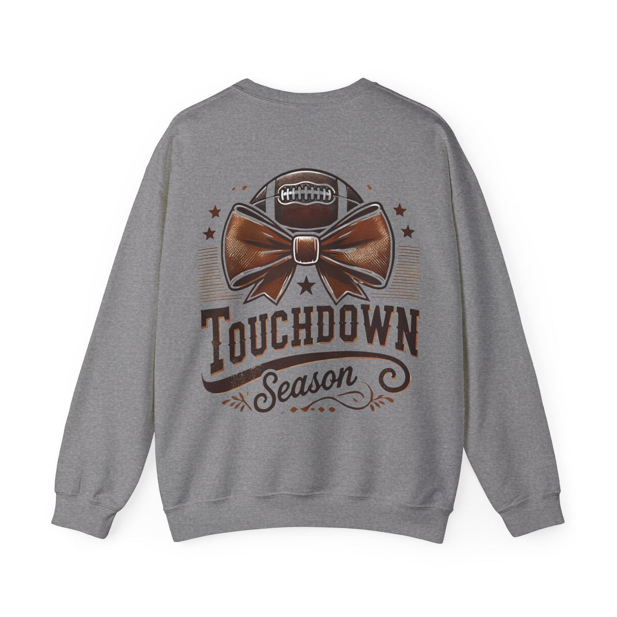 ORVIAN — Cuddles & Touchdowns Football Crewneck, 'Tis the Season Game Day Unisex Heavy Blend