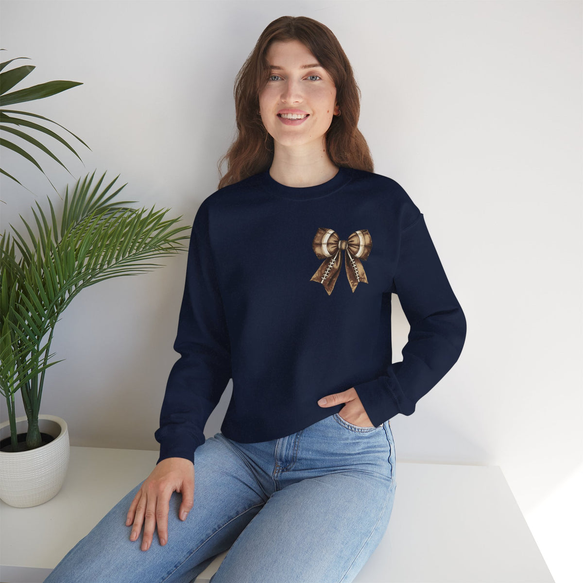ORVIAN — ’Tis the Season Fall & Football Crewneck, Fall Sweet Fall Daisy Unisex Heavy Blend