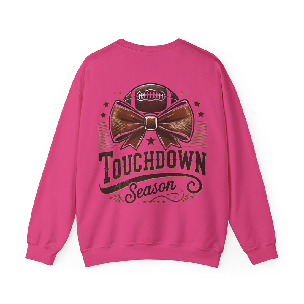 ORVIAN — Cuddles & Touchdowns Football Crewneck, 'Tis the Season Game Day Unisex Heavy Blend