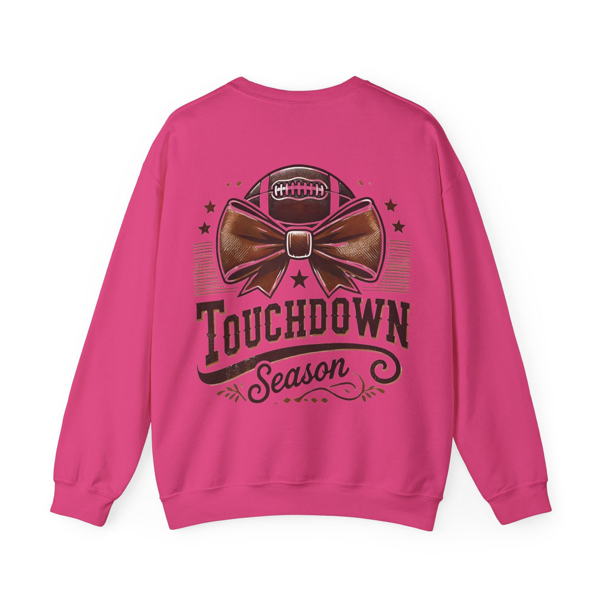 ORVIAN — Cuddles & Touchdowns Football Crewneck, 'Tis the Season Game Day Unisex Heavy Blend