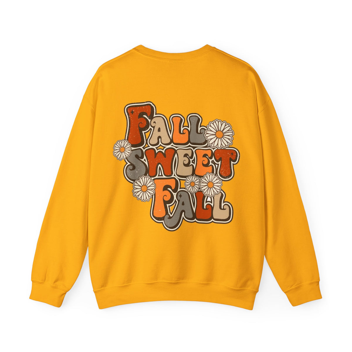 ORVIAN — ’Tis the Season Fall & Football Crewneck, Fall Sweet Fall Daisy Unisex Heavy Blend