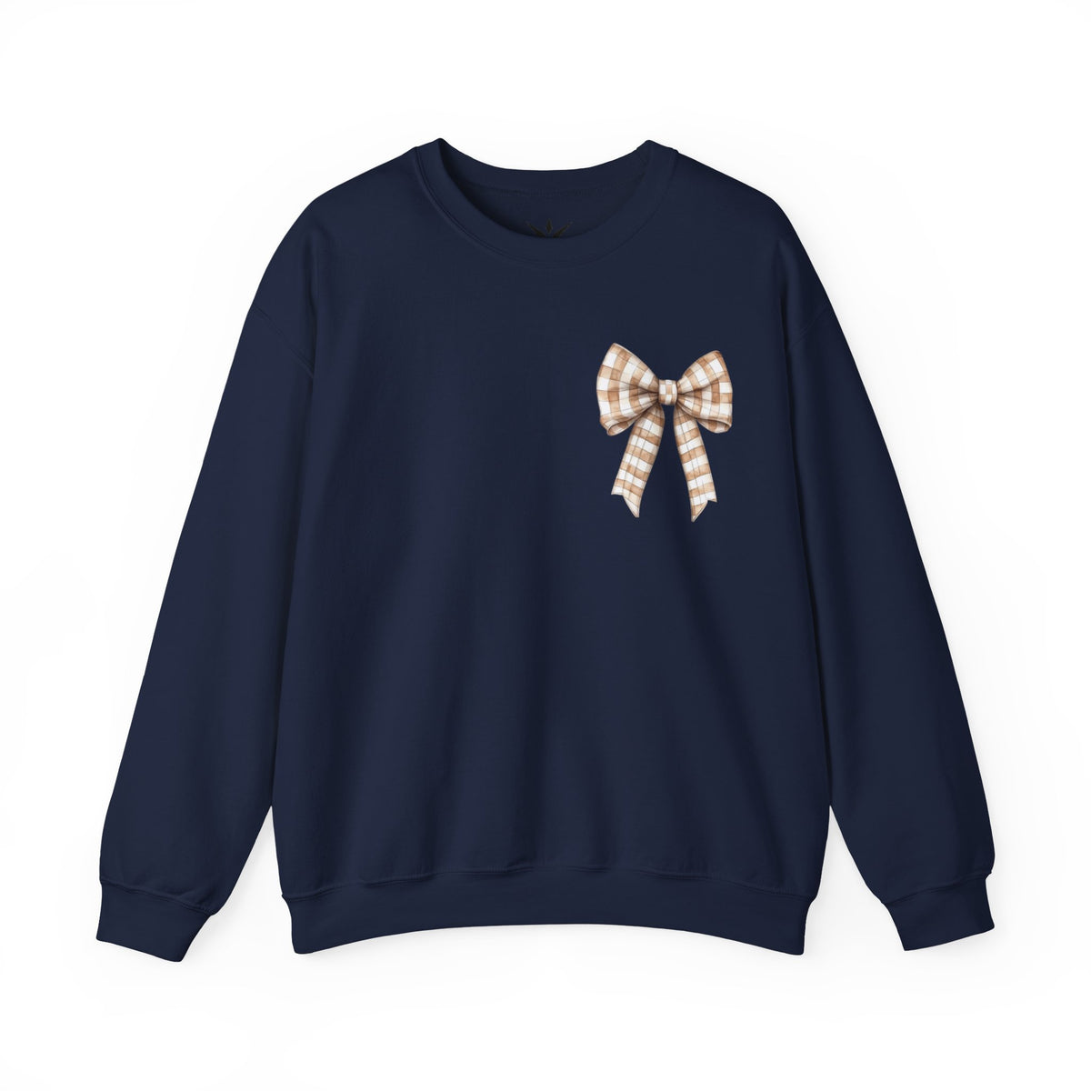 ORVIAN — Touchdown Season Football Bow Crewneck, Sparkle Game Day Sporty Unisex Heavy Blend