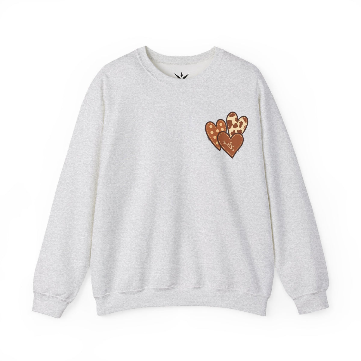 ORVIAN — Highland Cow & Cute Ghost Western Floral Crewneck, Spooky Unisex Sweatshirt