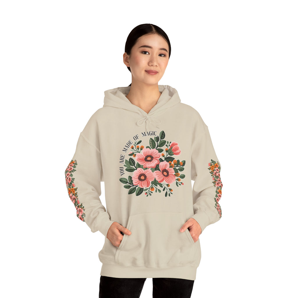 ORVIAN — Magic Floral Butterfly Unisex Heavy Blend Hoodie