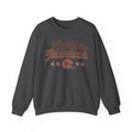 ORVIAN — Cuddles & Touchdowns Football Crewneck, Heart Football Game Day Unisex Heavy Blend