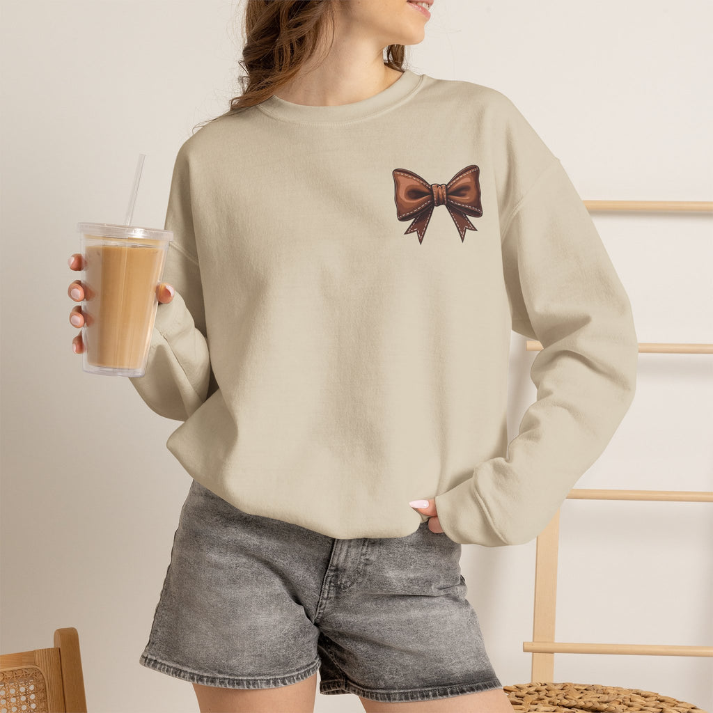 ORVIAN — Cuddles & Touchdowns Football Crewneck, 'Tis the Season Game Day Unisex Heavy Blend