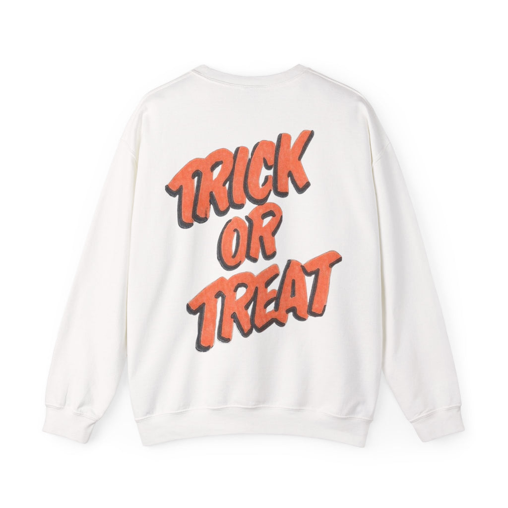 ORVIAN — Pumpkin Bra & Trick or Treat Halloween Crewneck, Skeleton Hands Unisex Heavy Blend