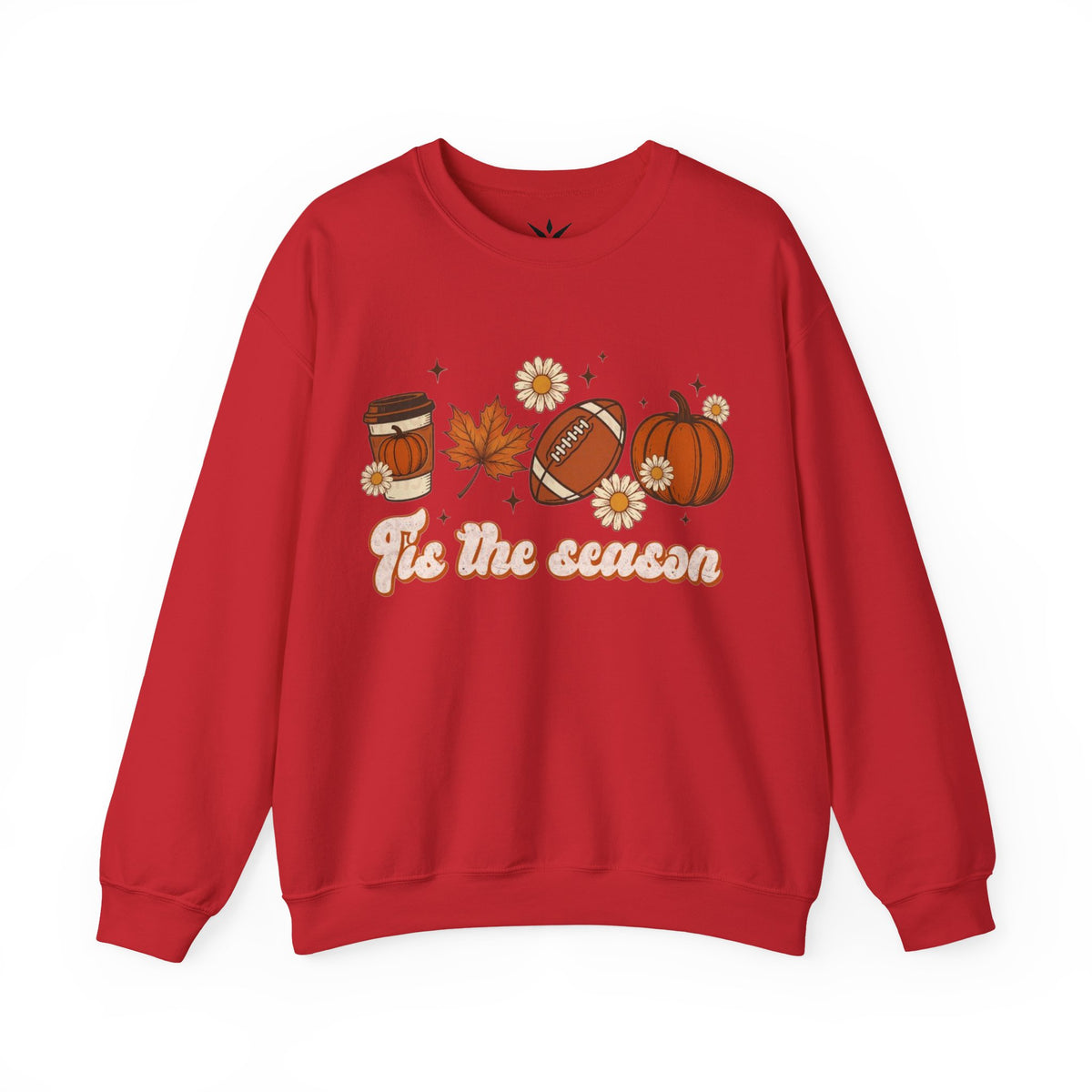 ORVIAN — ’Tis the Season Fall & Football Crewneck, Fall Sweet Fall Daisy Unisex Heavy Blend