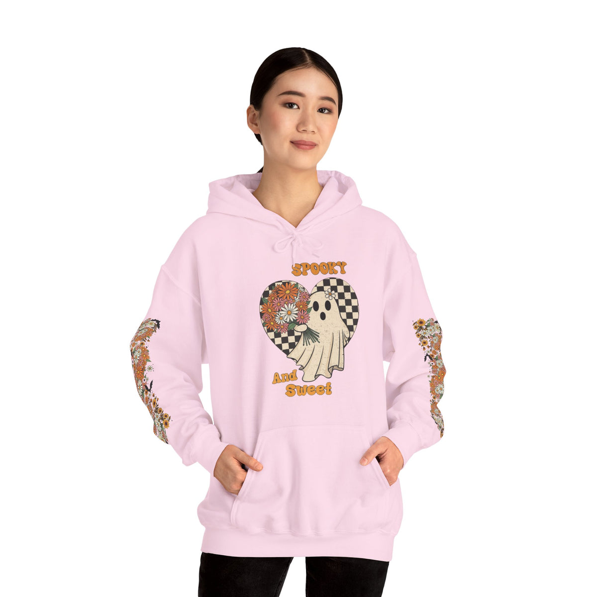ORVIAN — Spooky and Sweet Ghost Unisex Heavy Blend Hoodie