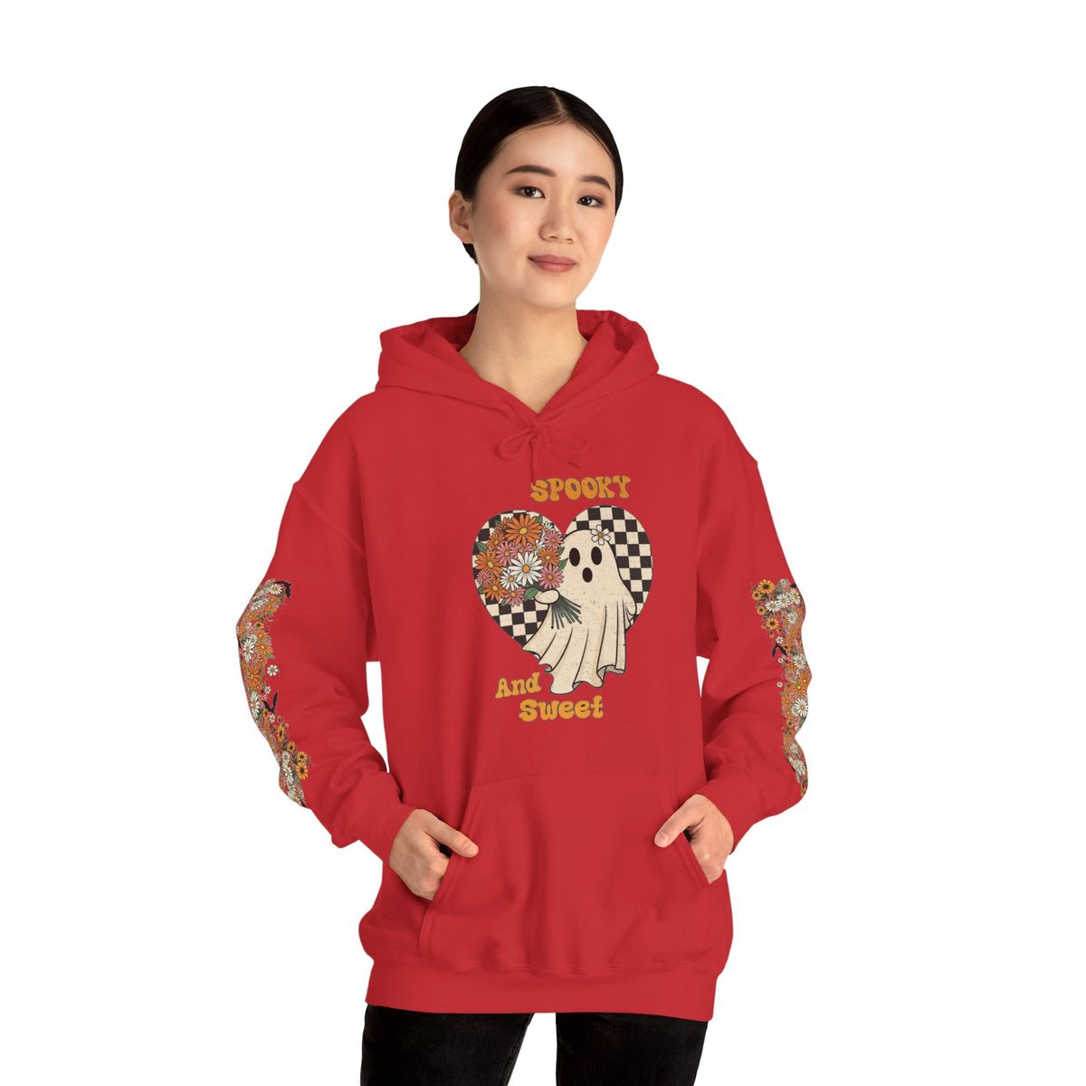 ORVIAN — Spooky and Sweet Ghost Unisex Heavy Blend Hoodie