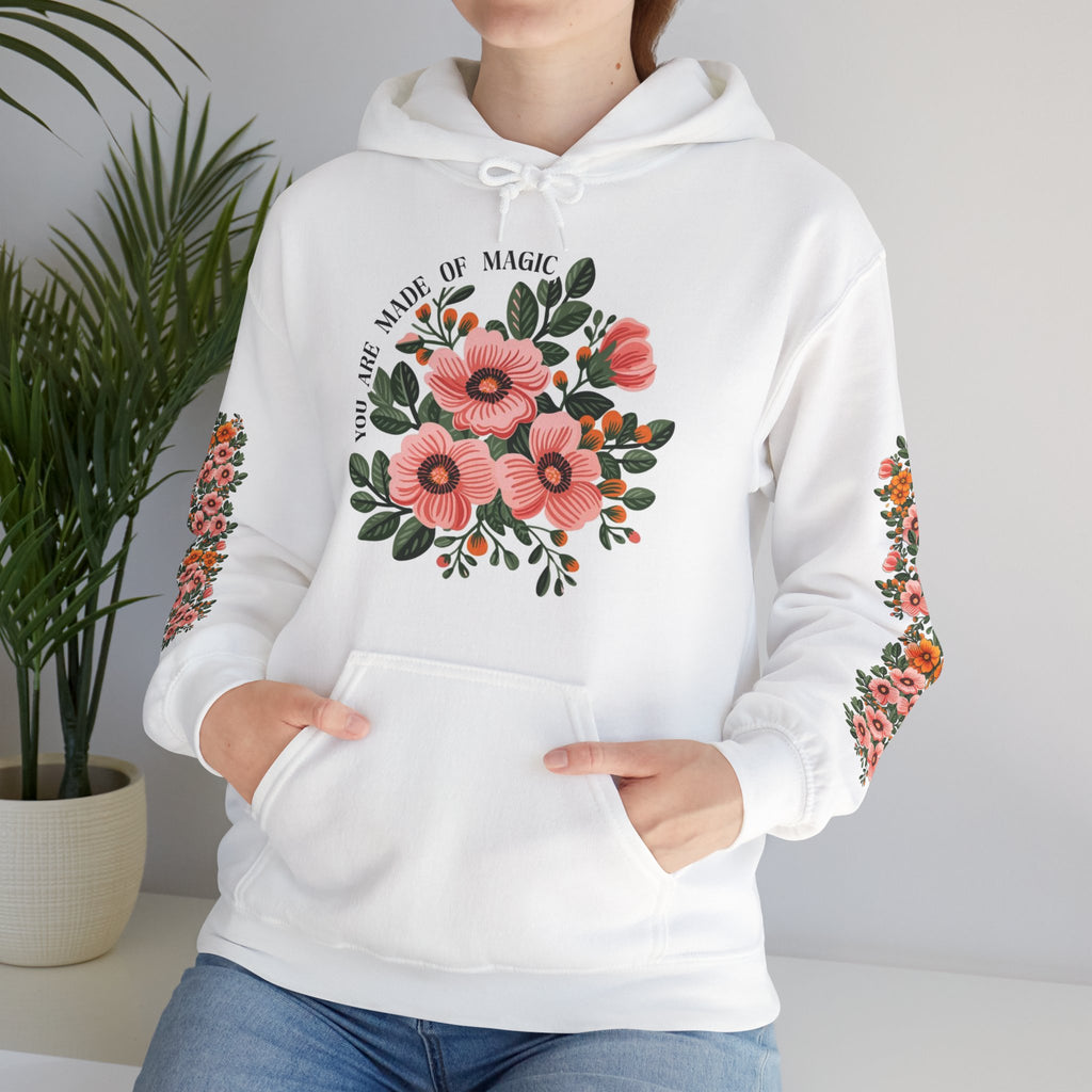 ORVIAN — Magic Floral Butterfly Unisex Heavy Blend Hoodie