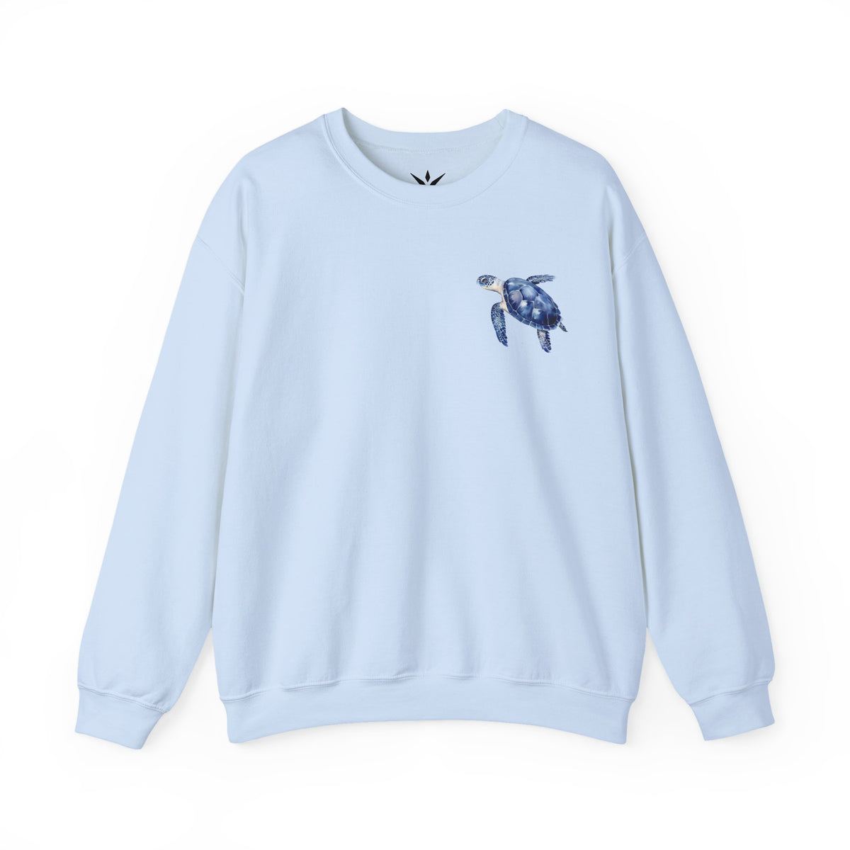 ORVIAN — Sea Turtle & Seashell Starfish Crewneck, Coastal Ocean Nautical Unisex Heavy Blend