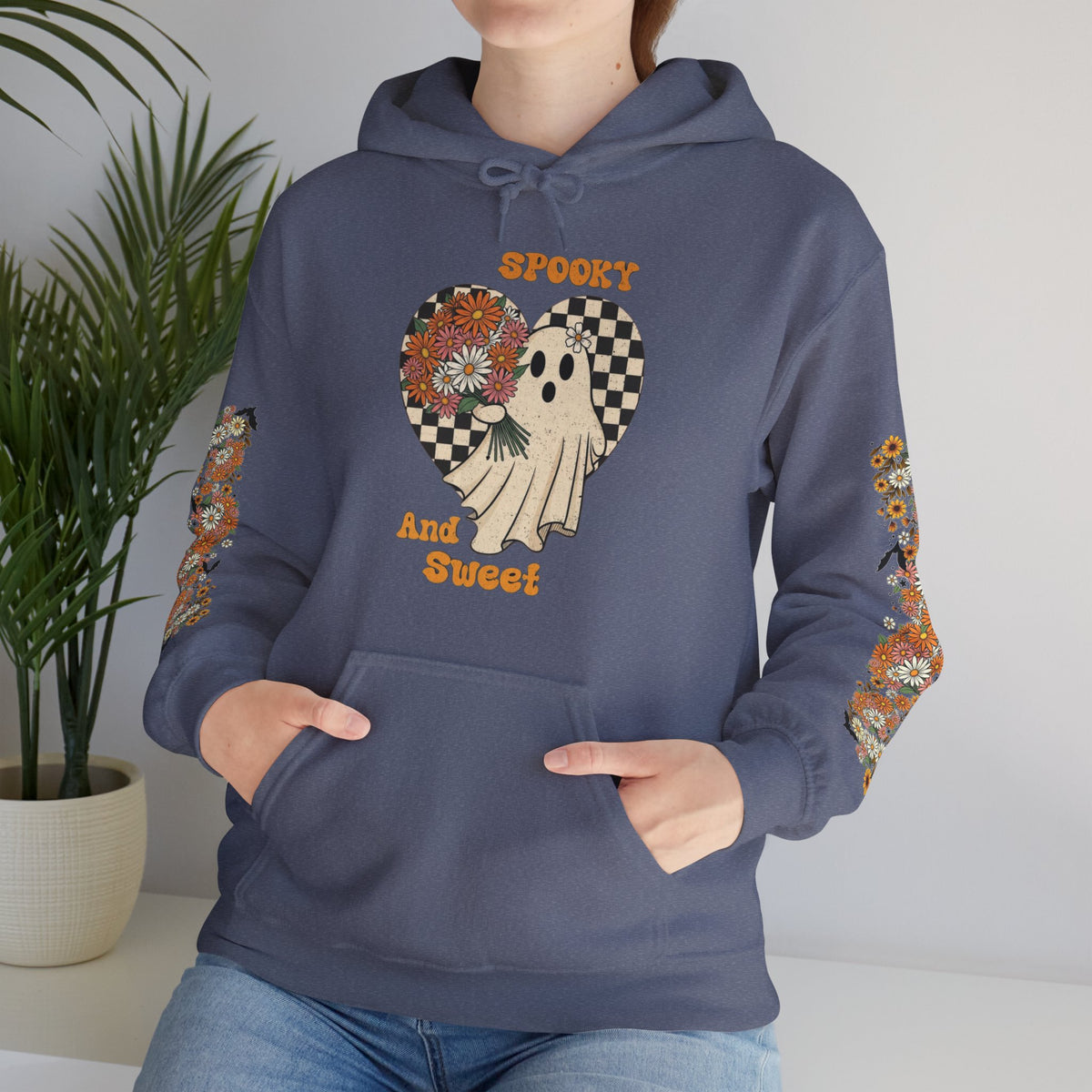 ORVIAN — Spooky and Sweet Ghost Unisex Heavy Blend Hoodie