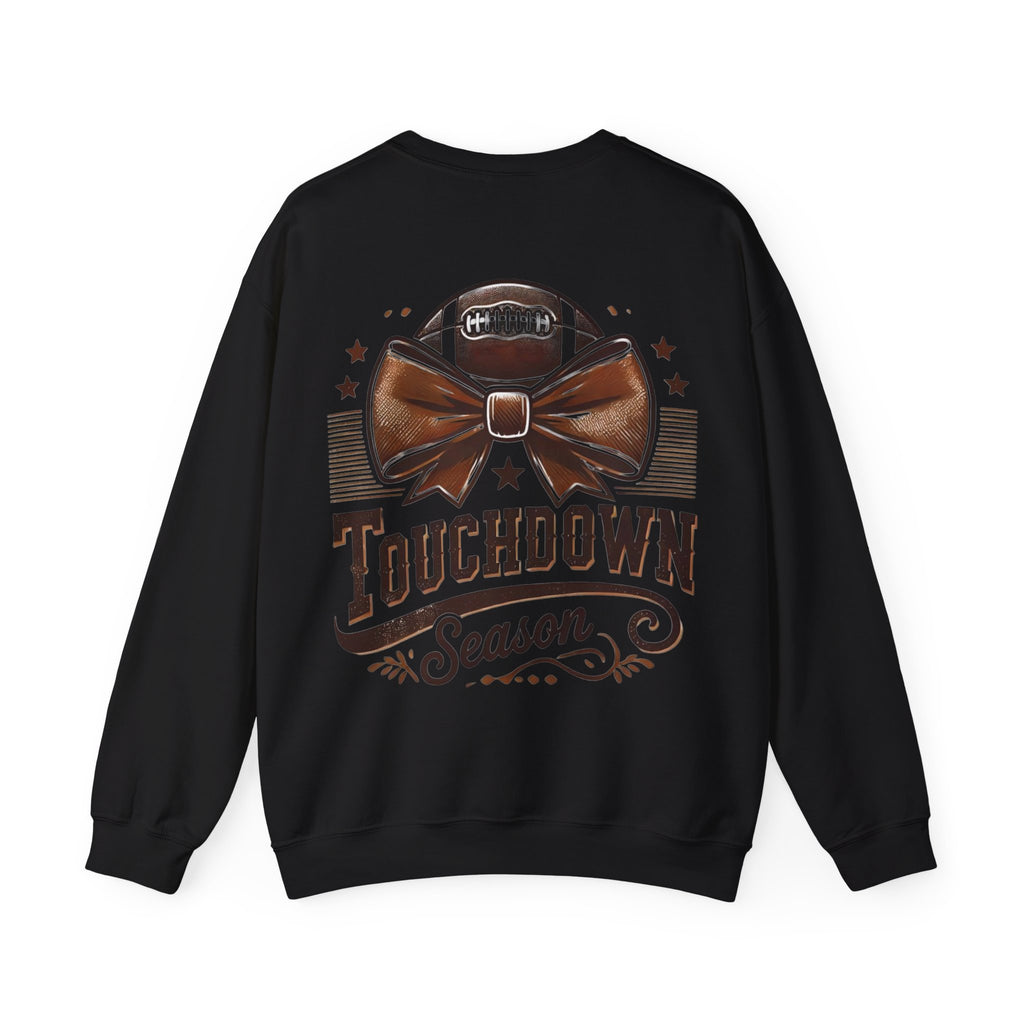 ORVIAN — Cuddles & Touchdowns Football Crewneck, 'Tis the Season Game Day Unisex Heavy Blend