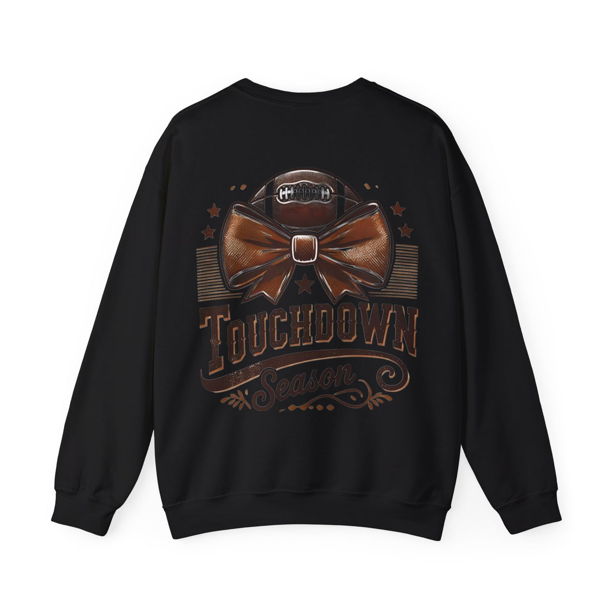 ORVIAN — Cuddles & Touchdowns Football Crewneck, 'Tis the Season Game Day Unisex Heavy Blend