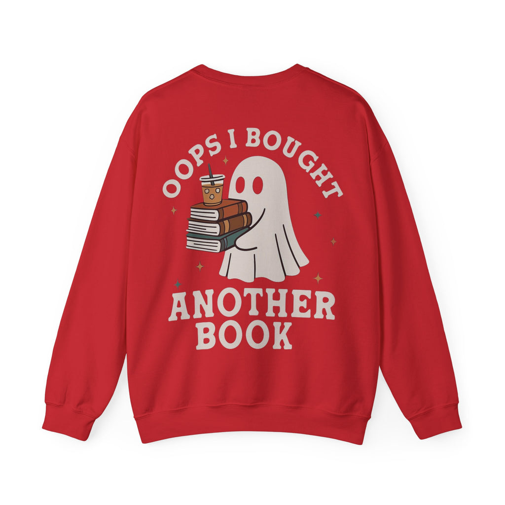 ORVIAN — Fall Into a Good Book Ghost Crewneck, Cozy Autumn Book Lover Unisex Heavy Blend