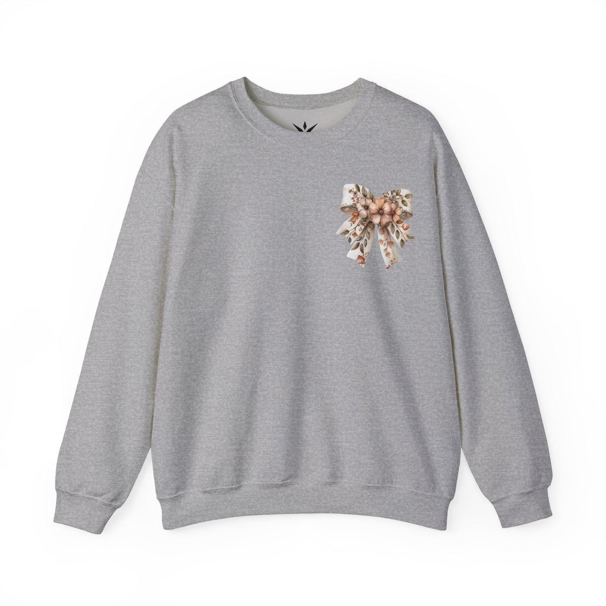 ORVIAN — Pumpkin Spice & Autumn Botanicals Crewneck, Floral Pumpkin Fall Unisex Sweatshirt