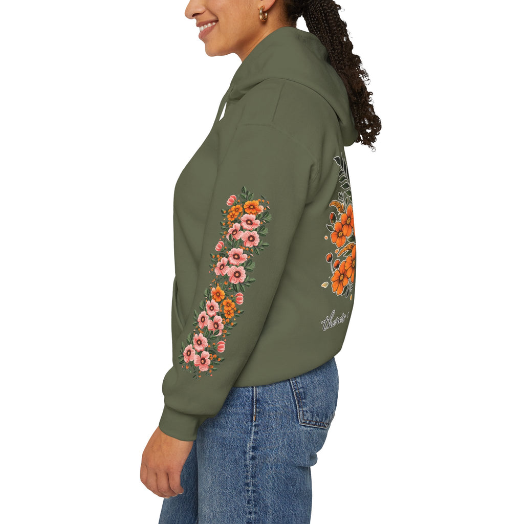 ORVIAN — Magic Floral Butterfly Unisex Heavy Blend Hoodie