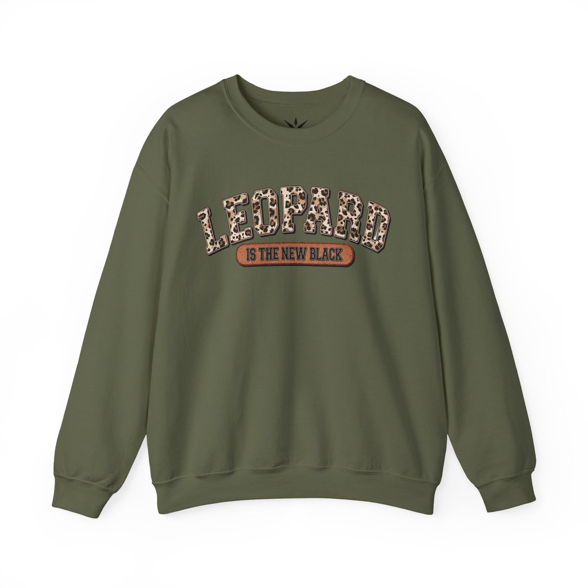ORVIAN — Leopard Is The New Black & God Is Good Coquette Bow Crewneck, Faith-Inspired Unisex