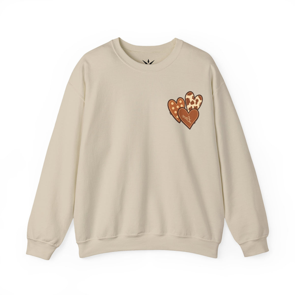 ORVIAN — Highland Cow & Cute Ghost Western Floral Crewneck, Spooky Unisex Sweatshirt