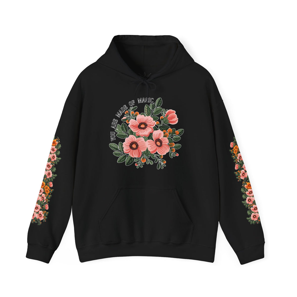 ORVIAN — Magic Floral Butterfly Unisex Heavy Blend Hoodie