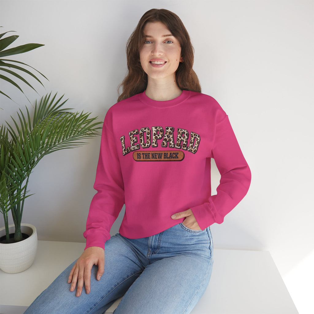 ORVIAN — Leopard Is The New Black & God Is Good Coquette Bow Crewneck, Faith-Inspired Unisex