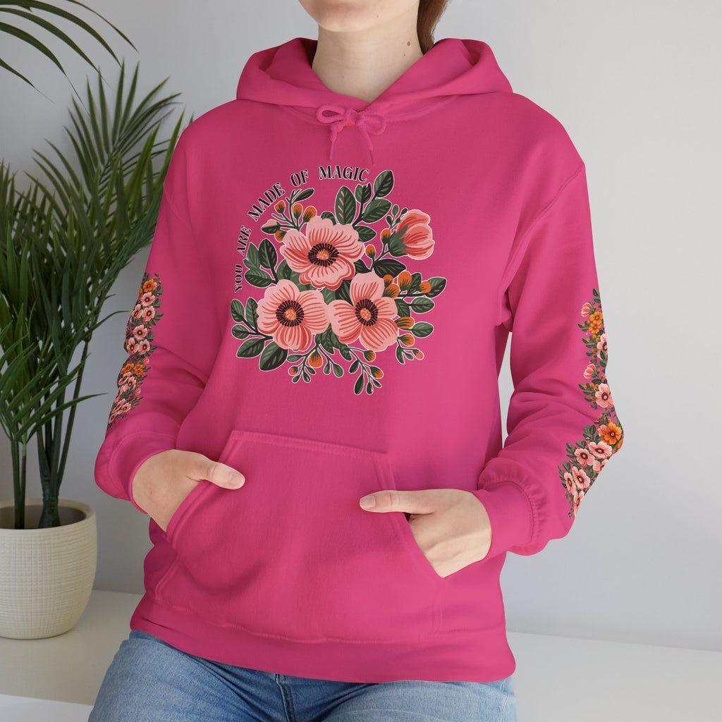 ORVIAN — Magic Floral Butterfly Unisex Heavy Blend Hoodie