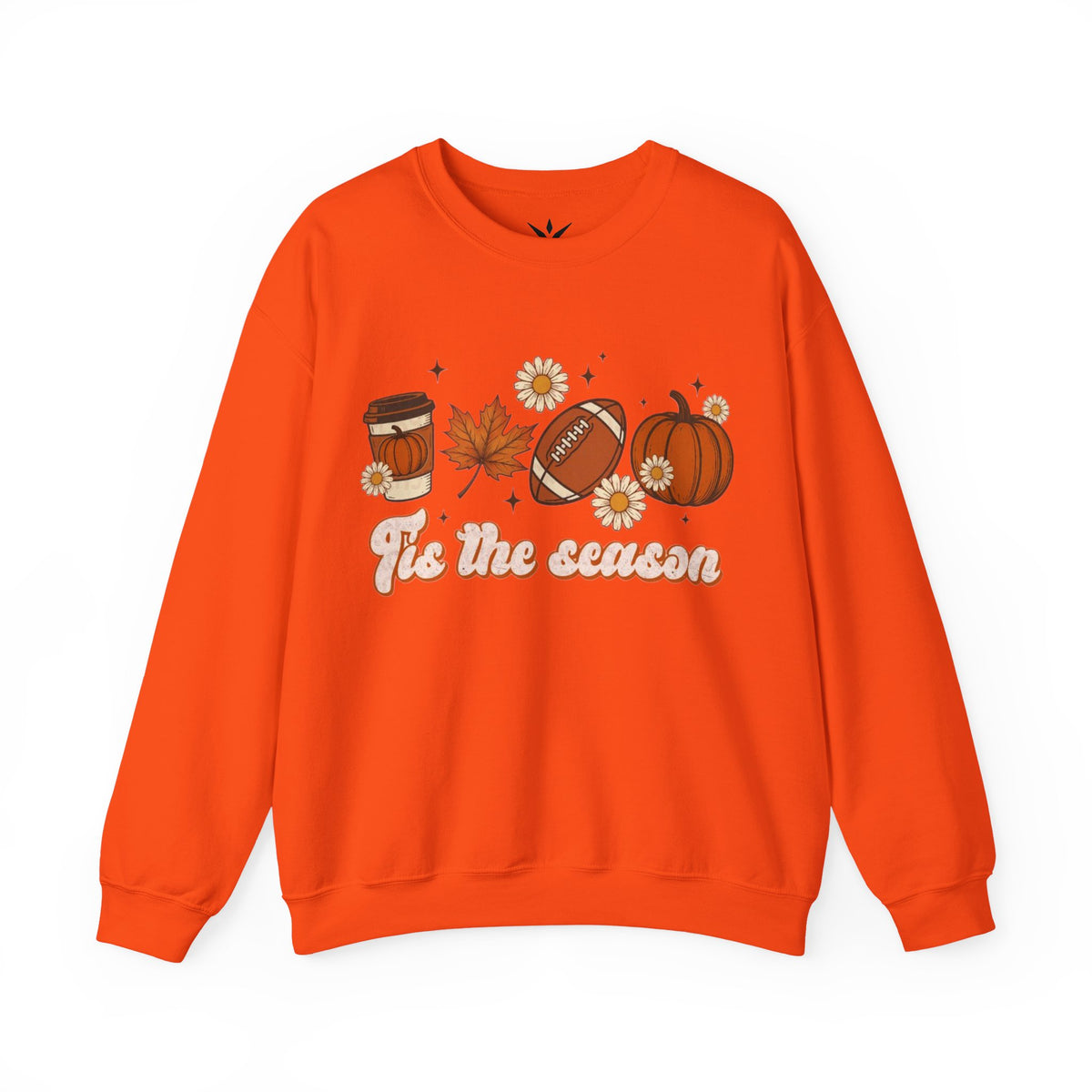 ORVIAN — ’Tis the Season Fall & Football Crewneck, Fall Sweet Fall Daisy Unisex Heavy Blend