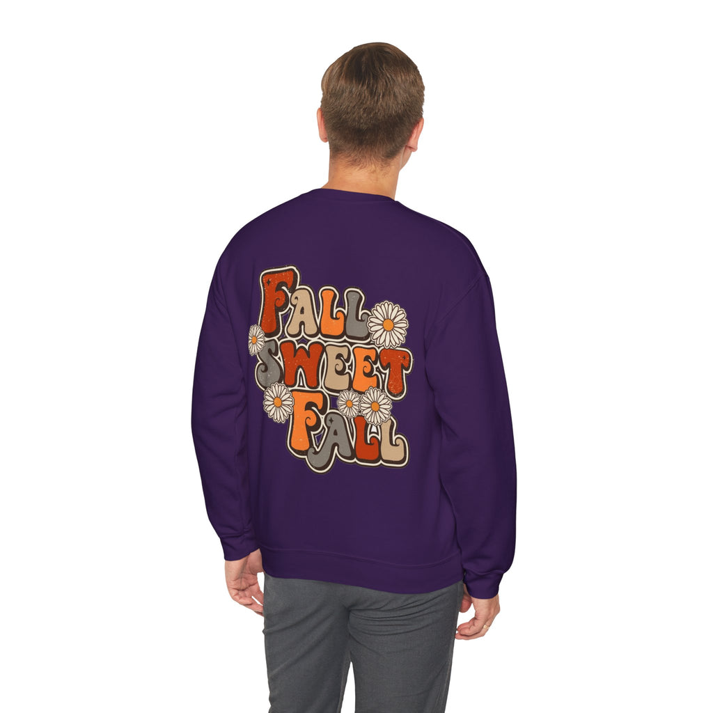 ORVIAN — ’Tis the Season Fall & Football Crewneck, Fall Sweet Fall Daisy Unisex Heavy Blend