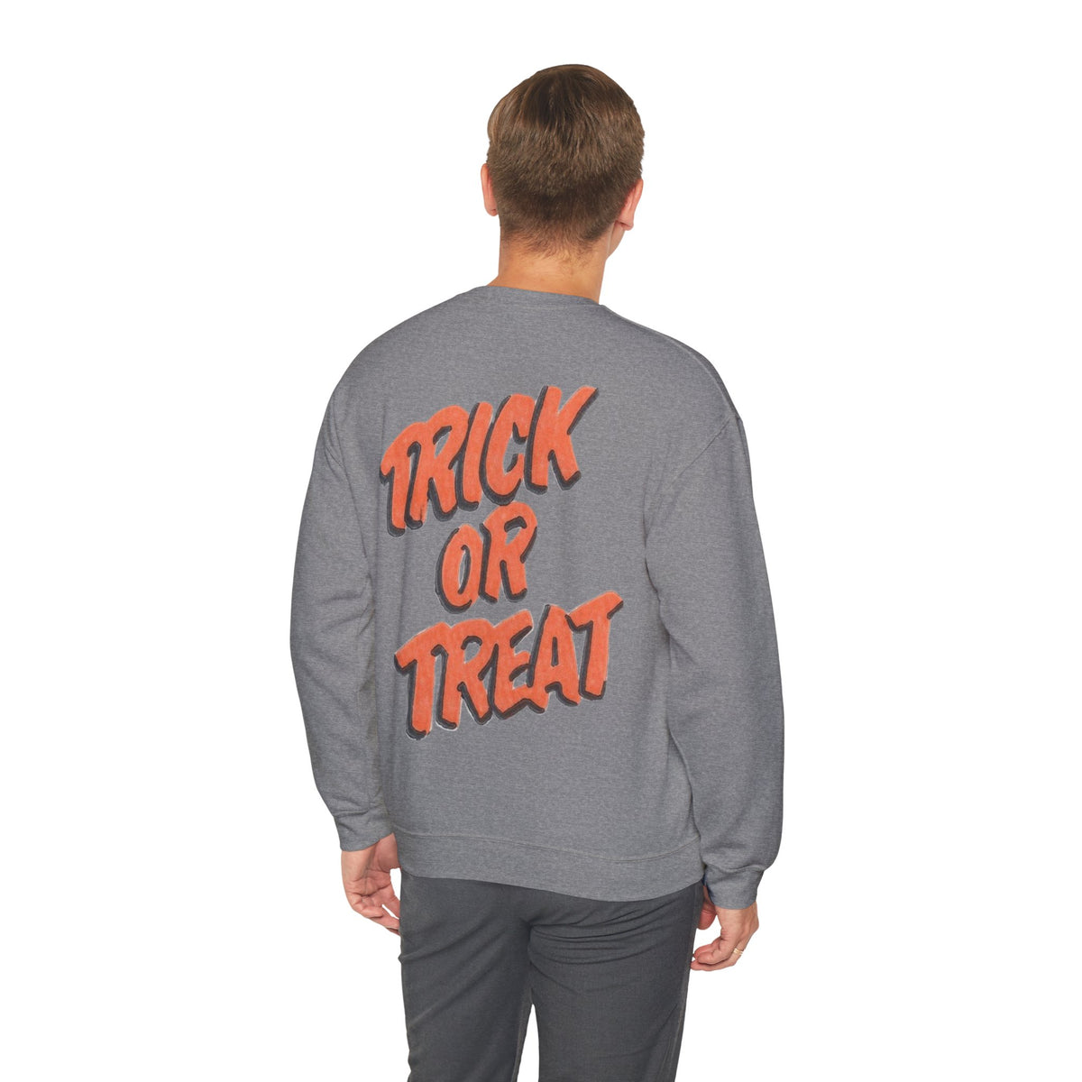 ORVIAN — Pumpkin Bra & Trick or Treat Halloween Crewneck, Skeleton Hands Unisex Heavy Blend