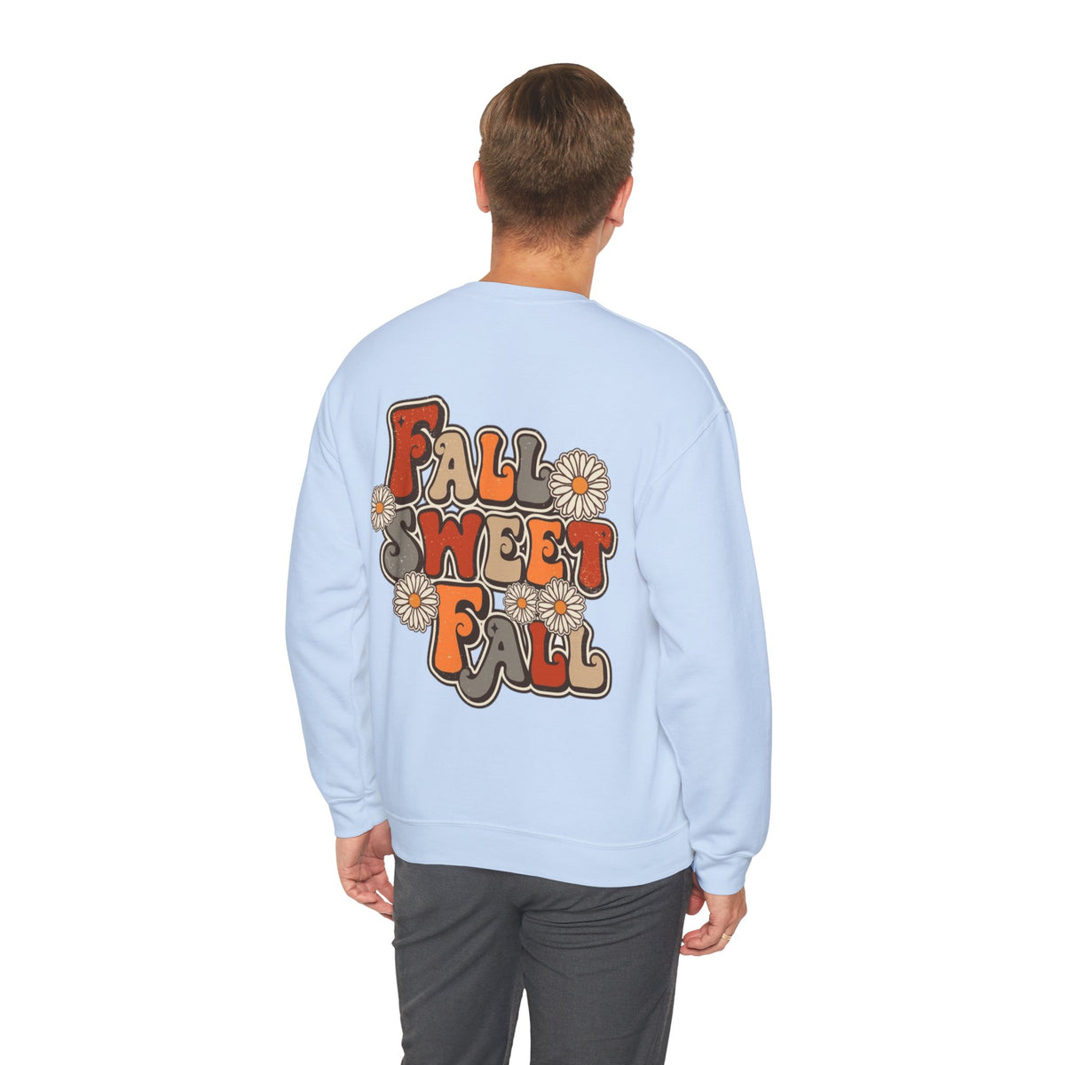 ORVIAN — ’Tis the Season Fall & Football Crewneck, Fall Sweet Fall Daisy Unisex Heavy Blend