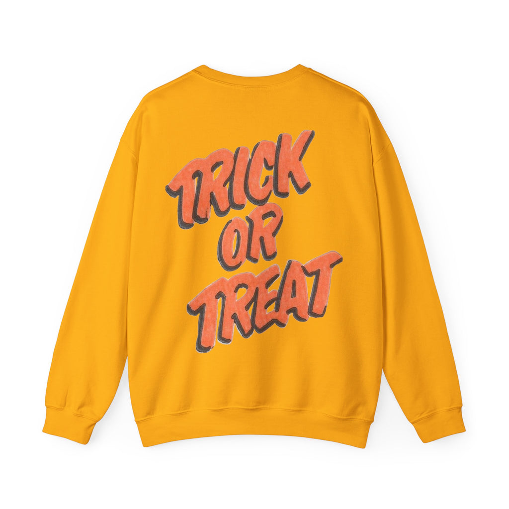 ORVIAN — Pumpkin Bra & Trick or Treat Halloween Crewneck, Skeleton Hands Unisex Heavy Blend