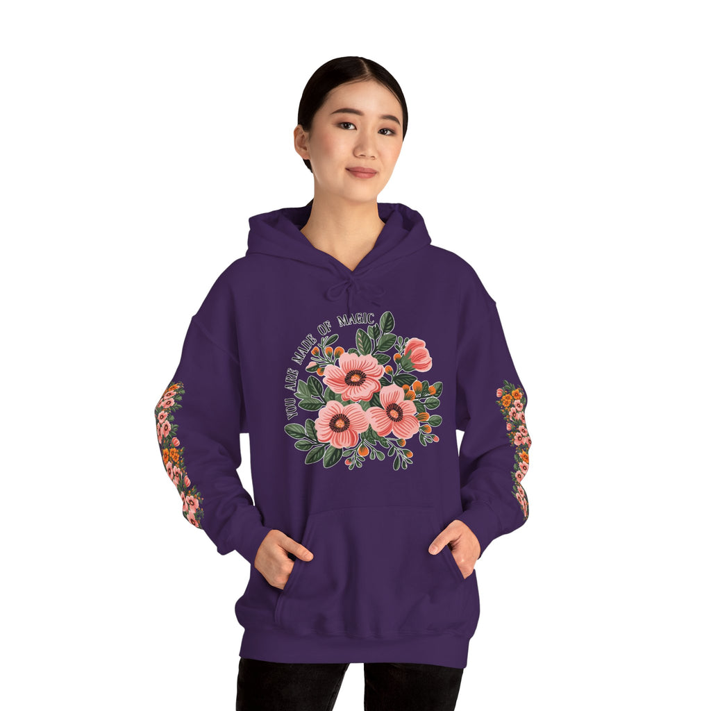 ORVIAN — Magic Floral Butterfly Unisex Heavy Blend Hoodie