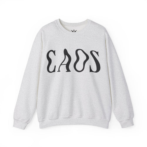 ORVIAN — Chaos Cat Crewneck, Reversed Lettering & Rebel Cat Graphic Unisex Heavy Blend