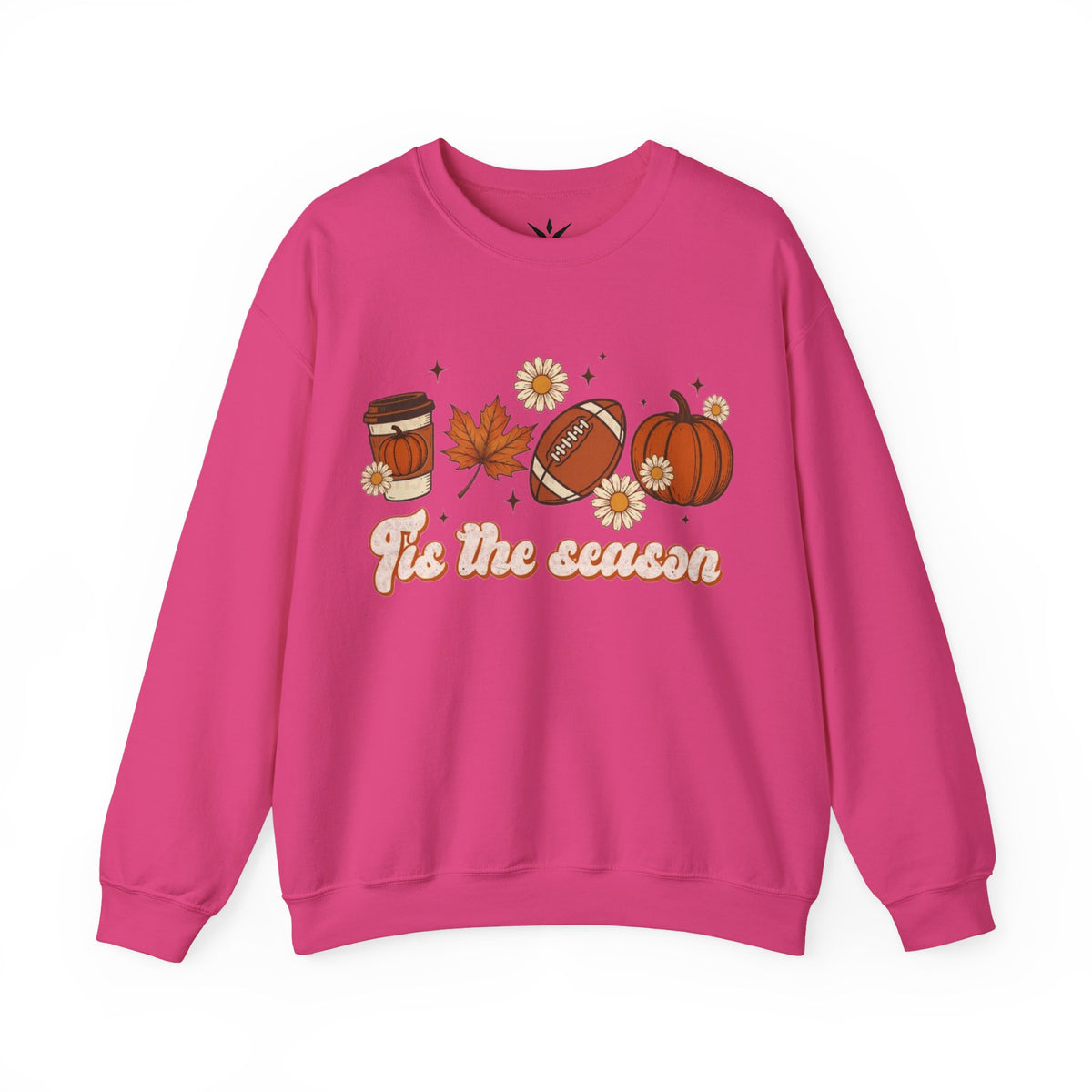 ORVIAN — ’Tis the Season Fall & Football Crewneck, Fall Sweet Fall Daisy Unisex Heavy Blend