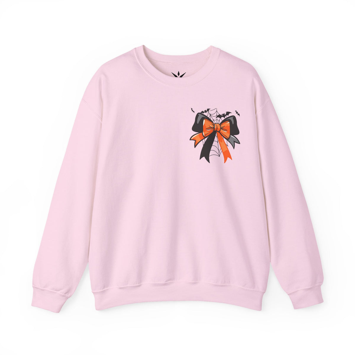 ORVIAN — Coquette Ghost & Bow Halloween Crewneck, Lace Ghost Pumpkin Unisex Sweatshirt