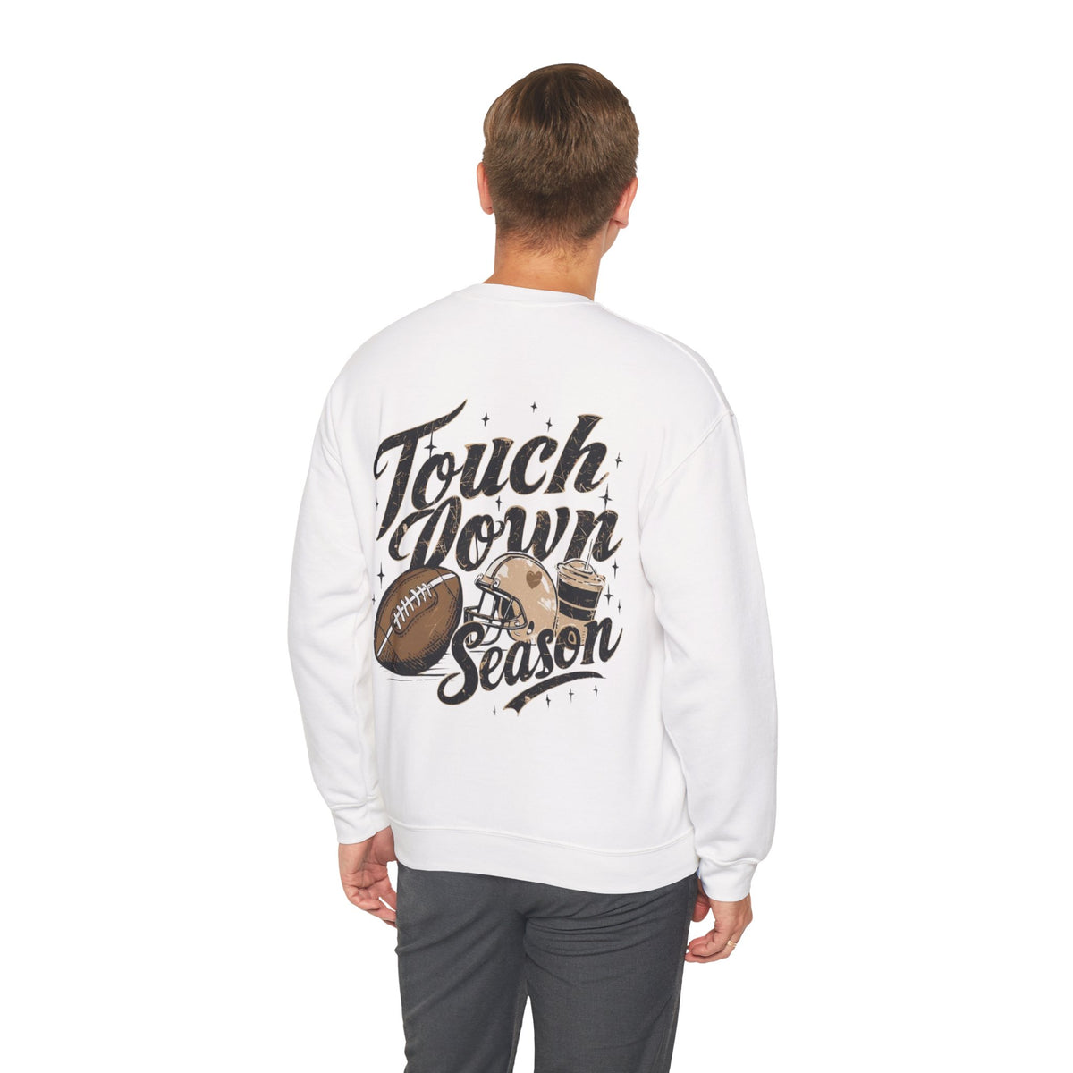 ORVIAN — ’Tis the Season Fall & Football Crewneck, Fall Sweet Fall Daisy Unisex Heavy Blend