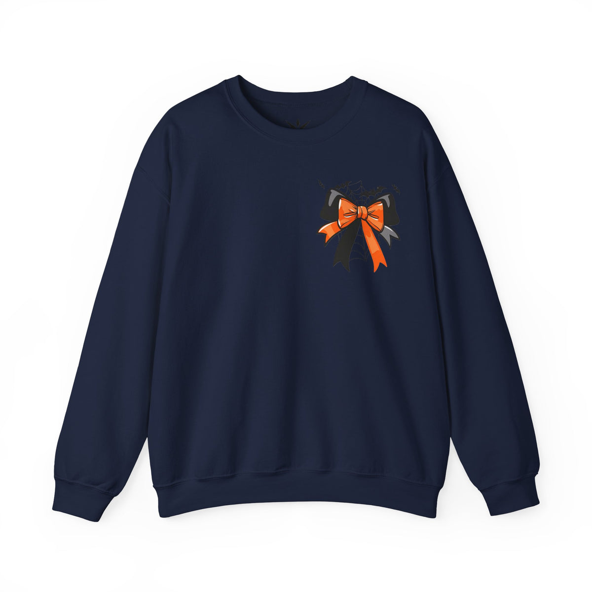ORVIAN — Coquette Ghost & Bow Halloween Crewneck, Lace Ghost Pumpkin Unisex Sweatshirt