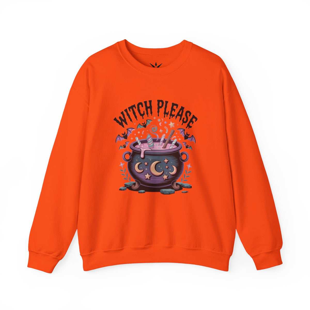 ORVIAN — Witch Please & I'm Just a Housewife Witch Crewneck, Magical Cauldron Unisex Heavy Blend