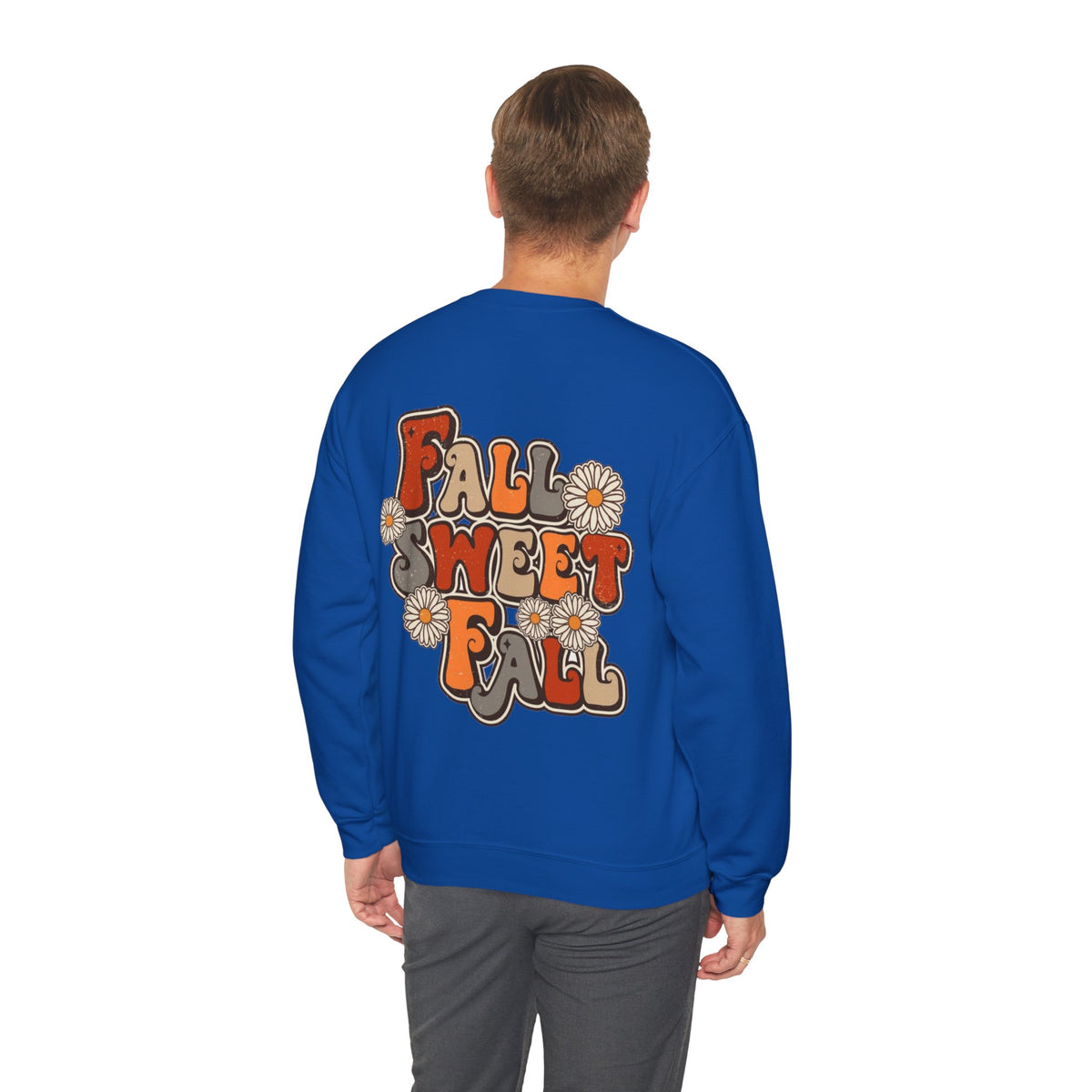 ORVIAN — ’Tis the Season Fall & Football Crewneck, Fall Sweet Fall Daisy Unisex Heavy Blend