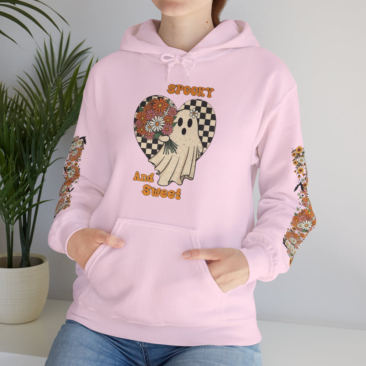 ORVIAN — Spooky and Sweet Ghost Unisex Heavy Blend Hoodie