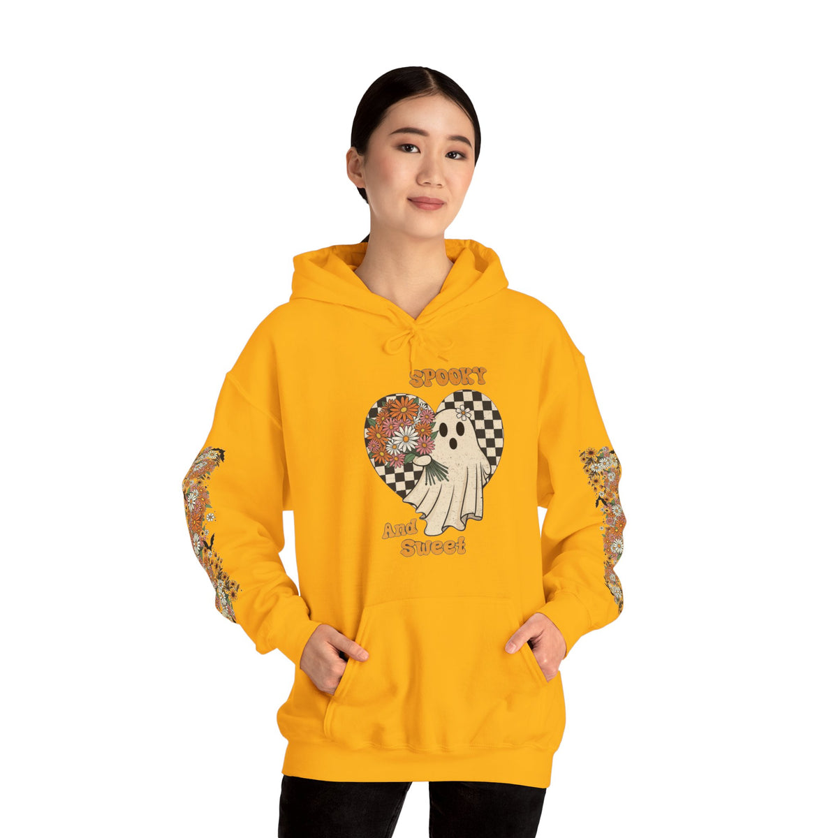 ORVIAN — Spooky and Sweet Ghost Unisex Heavy Blend Hoodie