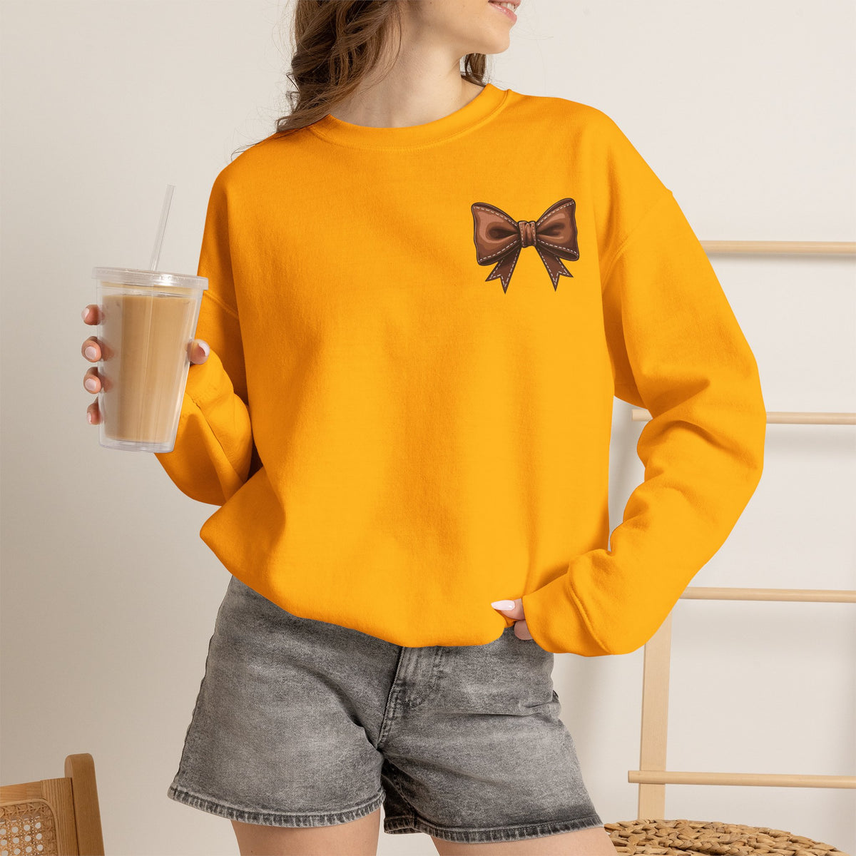 ORVIAN — Cuddles & Touchdowns Football Crewneck, 'Tis the Season Game Day Unisex Heavy Blend
