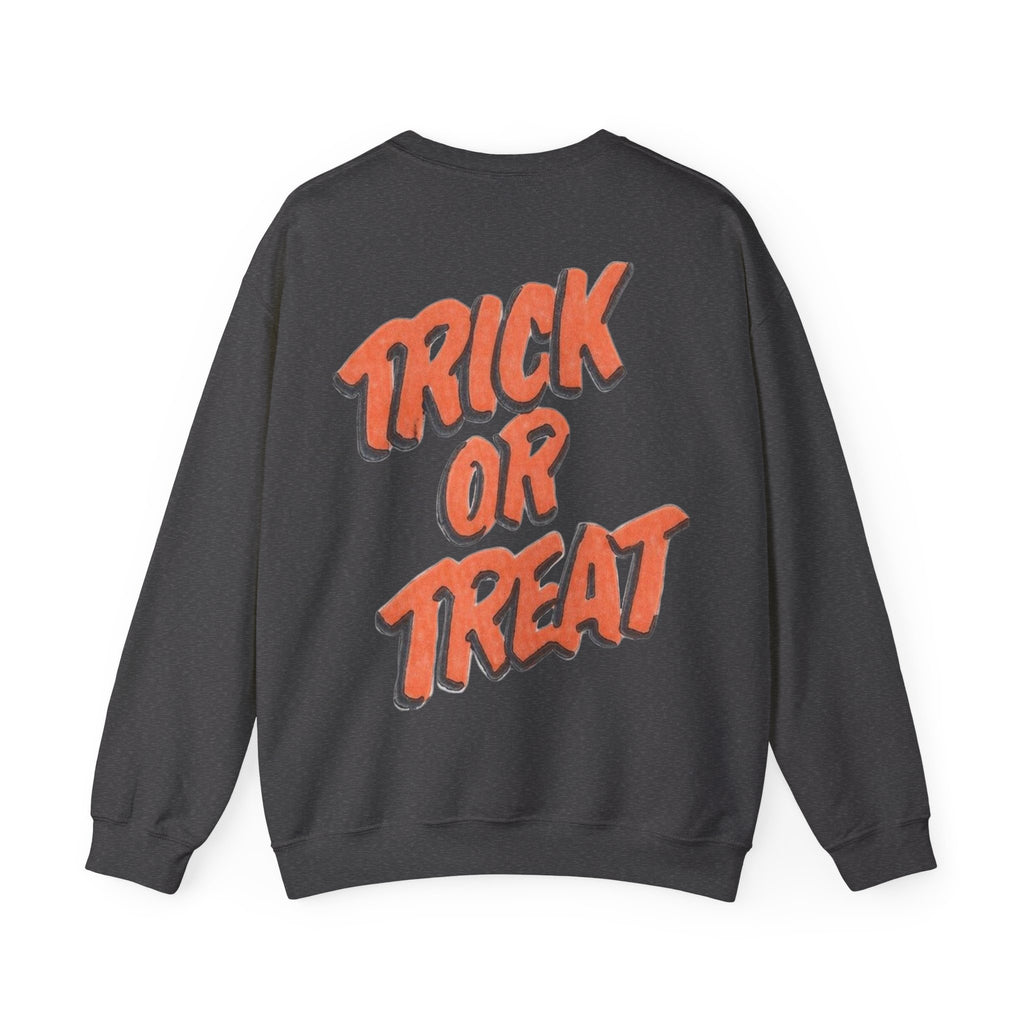 ORVIAN — Pumpkin Bra & Trick or Treat Halloween Crewneck, Skeleton Hands Unisex Heavy Blend