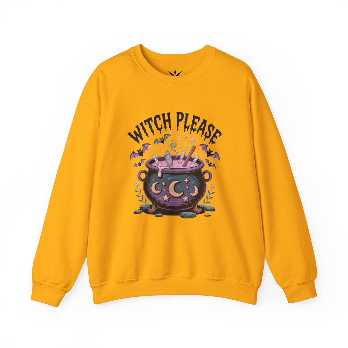 ORVIAN — Witch Please & I'm Just a Housewife Witch Crewneck, Magical Cauldron Unisex Heavy Blend