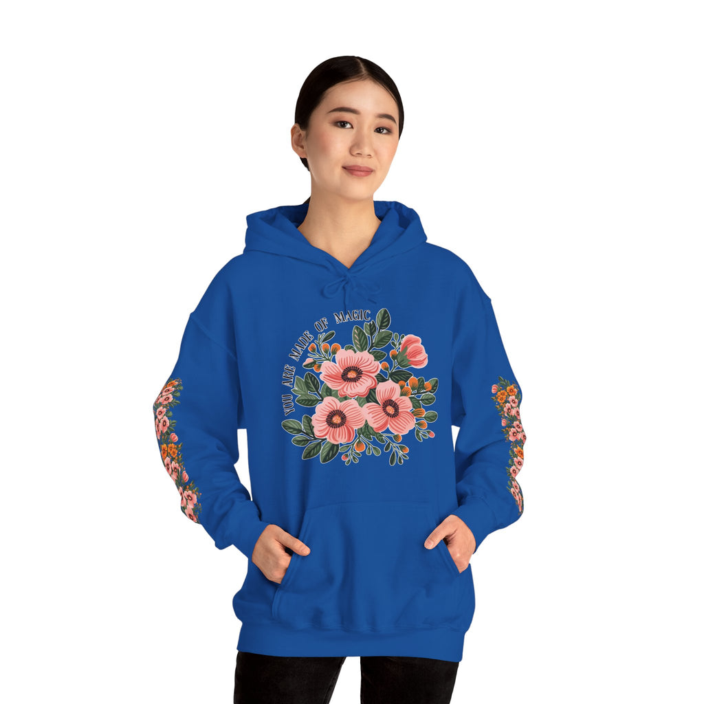 ORVIAN — Magic Floral Butterfly Unisex Heavy Blend Hoodie