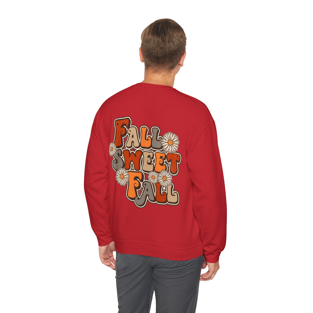 ORVIAN — ’Tis the Season Fall & Football Crewneck, Fall Sweet Fall Daisy Unisex Heavy Blend